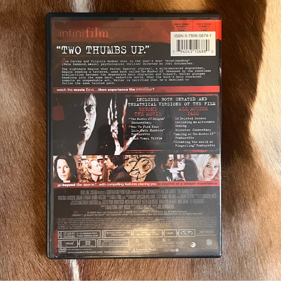 🆕 “The Number 23” DVD unrated set with Jim Carrey - Picture 10 of 15